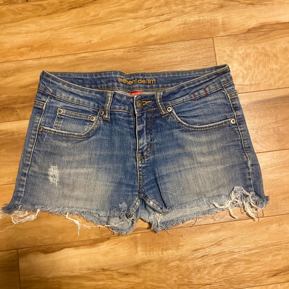 Y2K Element Denim Blue Jean Shorts
